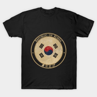 Vintage South Korea Republic of Korea Asia Asian Flag T-Shirt